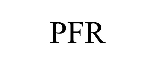Trademark Logo PFR
