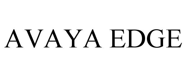  AVAYA EDGE