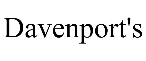  DAVENPORT'S