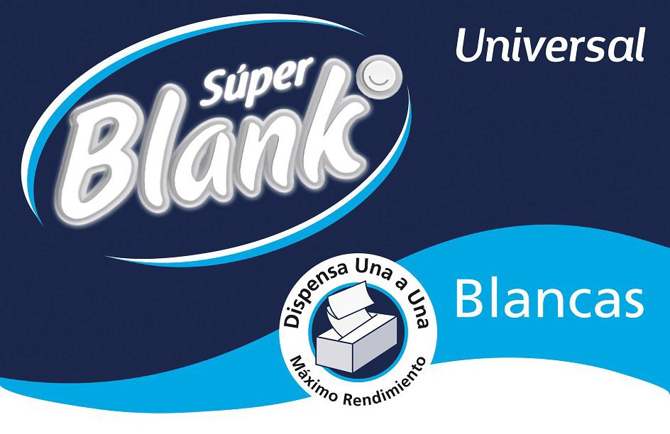  SUPER BLANK UNIVERSAL BLANCAS