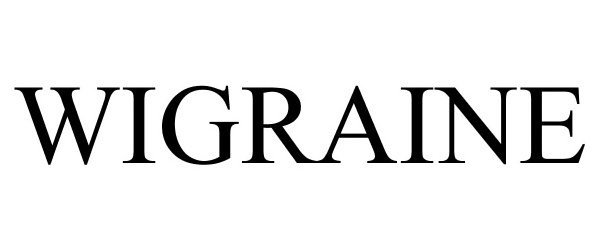 Trademark Logo WIGRAINE