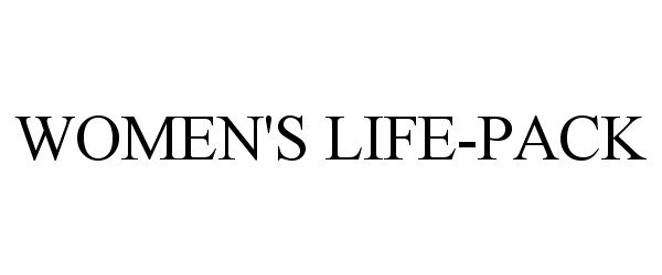  WOMEN'S LIFE-PACK