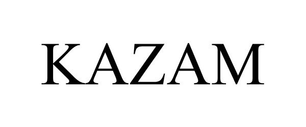 Trademark Logo KAZAM