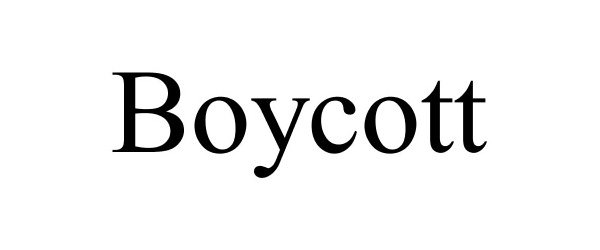 Trademark Logo BOYCOTT