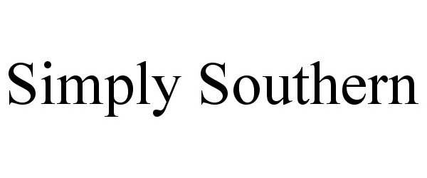 Trademark Logo SIMPLY SOUTHERN