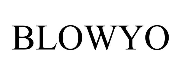 Trademark Logo BLOWYO