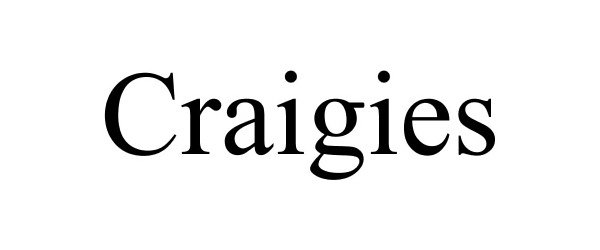 Trademark Logo CRAIGIES