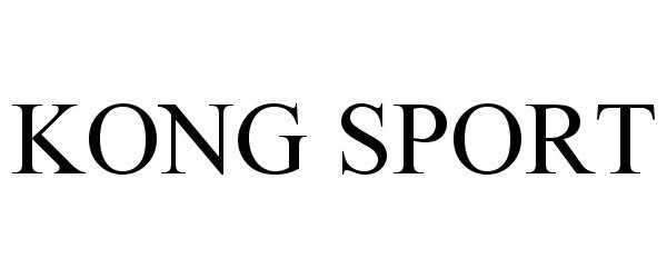 Trademark Logo KONG SPORT