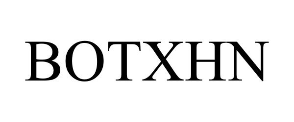 Trademark Logo BOTXHN
