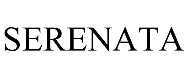 Trademark Logo SERENATA