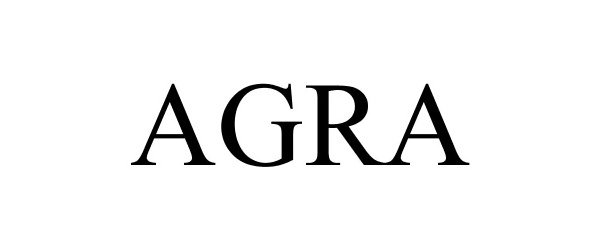 Trademark Logo AGRA