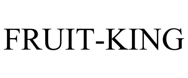 Trademark Logo FRUIT-KING