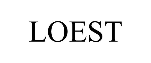 Trademark Logo LOEST
