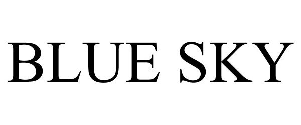 Trademark Logo BLUE SKY