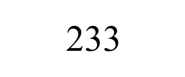 Trademark Logo 233