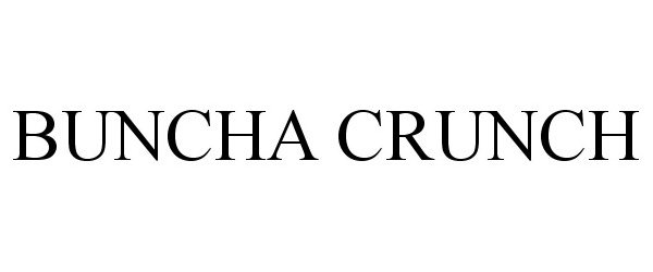 Trademark Logo BUNCHA CRUNCH