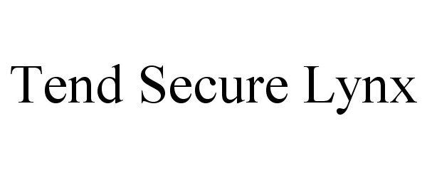 Trademark Logo TEND SECURE LYNX