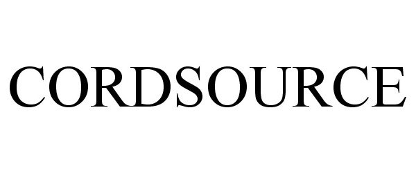 Trademark Logo CORDSOURCE