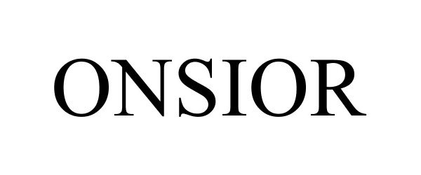 Trademark Logo ONSIOR