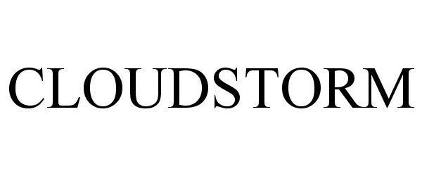 Trademark Logo CLOUDSTORM