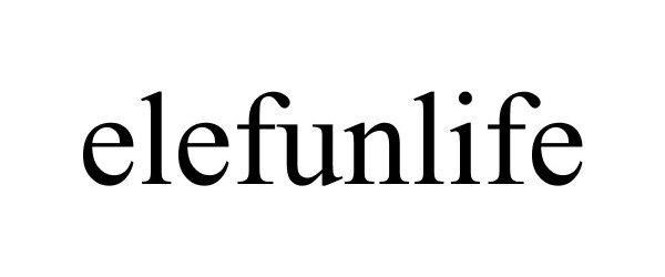 Trademark Logo ELEFUNLIFE