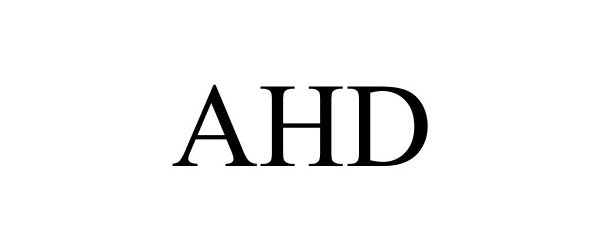 Trademark Logo AHD