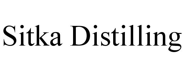  SITKA DISTILLING