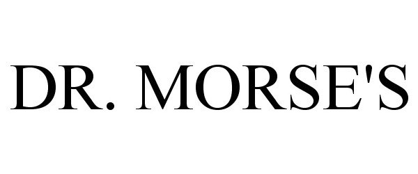 DR. MORSE'S