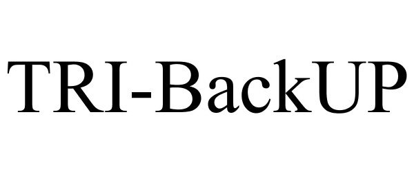 Trademark Logo TRI-BACKUP