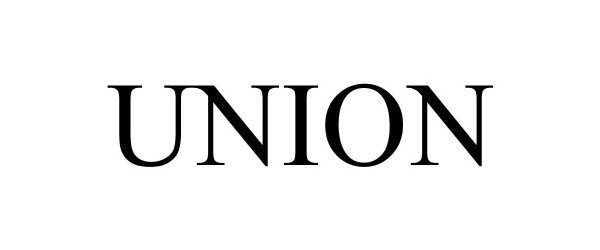 Trademark Logo UNION