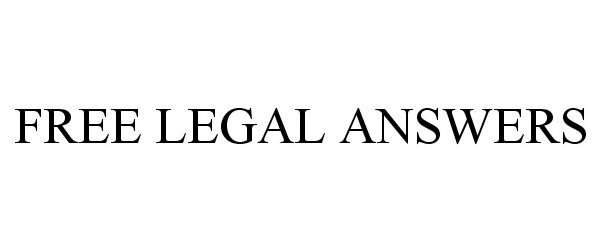  FREE LEGAL ANSWERS