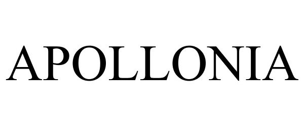 Trademark Logo APOLLONIA