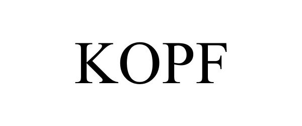  KOPF