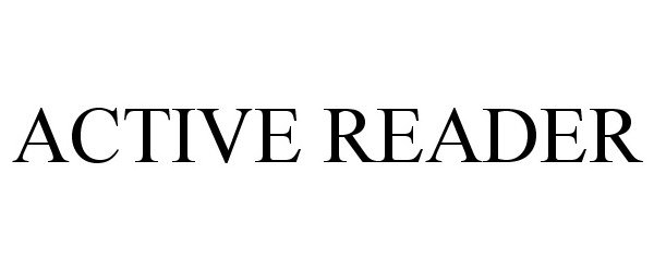 Trademark Logo ACTIVE READER