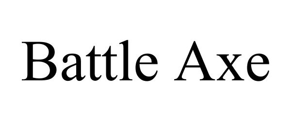 Trademark Logo BATTLE AXE