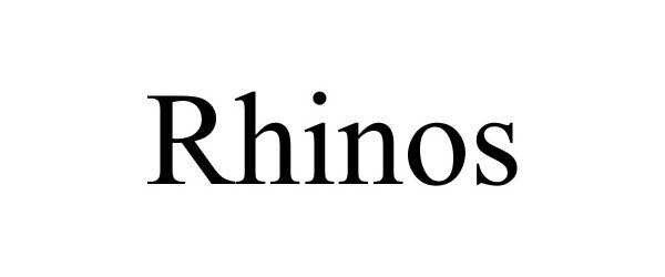 Trademark Logo RHINOS