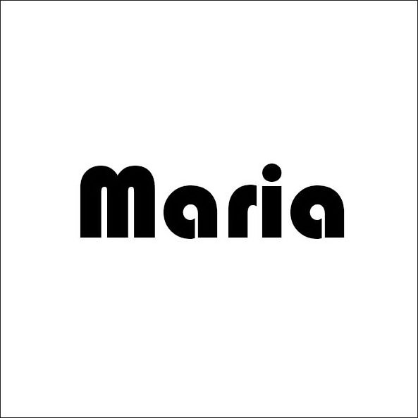 Trademark Logo MARIA