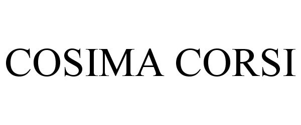 Trademark Logo COSIMA CORSI