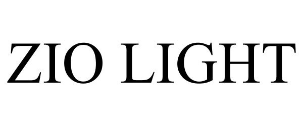 Trademark Logo ZIO LIGHT