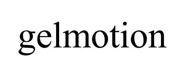 Trademark Logo GELMOTION