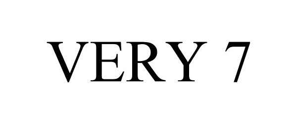 Trademark Logo VERY 7