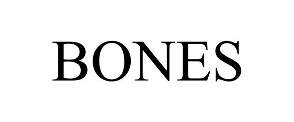 Trademark Logo BONES