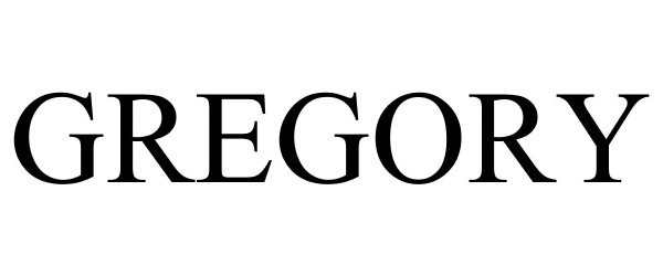 Trademark Logo GREGORY