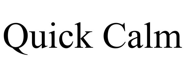 Trademark Logo QUICK CALM