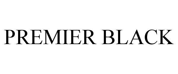 Trademark Logo PREMIER BLACK