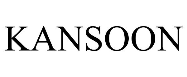 Trademark Logo KANSOON