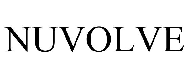 Trademark Logo NUVOLVE