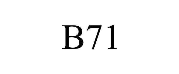 Trademark Logo B71
