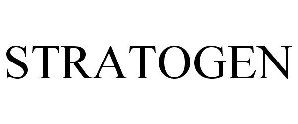Trademark Logo STRATOGEN