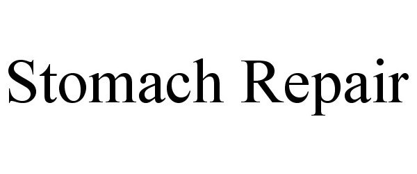 Trademark Logo STOMACH REPAIR